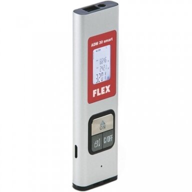 Lazerinis atstumo matuoklis 0.03-30m FLEX ADM 30 Lazerinis atstumo matuoklis 0.03-30m FLEX ADM 30