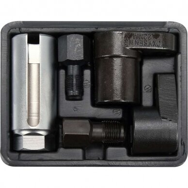 Galvučių lambda zondams rinkinys 5vnt. 22mm 1 Galvučių lambda zondams rinkinys 5vnt. 22mm 1