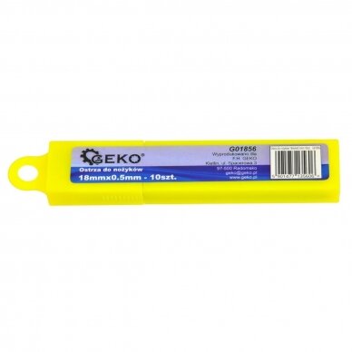 Laužomos geležtės SK5 18mm 10vnt. Laužomos geležtės SK5 18mm 10vnt.