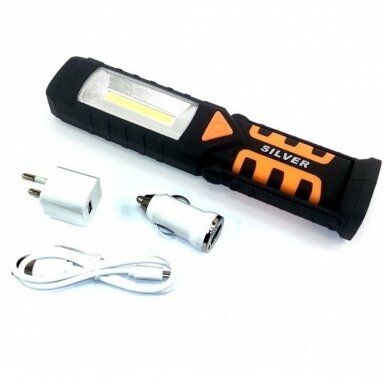 Prožektorius darbo COB-LED įkraunamas vartomas 3W S10890