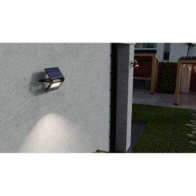 LED lauko šviestuvas su saulės baterija 2000lm 4