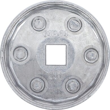 Galvutė tepalo filtrui 1/2" 64mm 14 kampų Daihatsu, Fiat, Nissan, Toyota 1042 1 Galvutė tepalo filtrui 1/2" 64mm 14 kampų Daihatsu, Fiat, Nissan, Toyota 1042 1