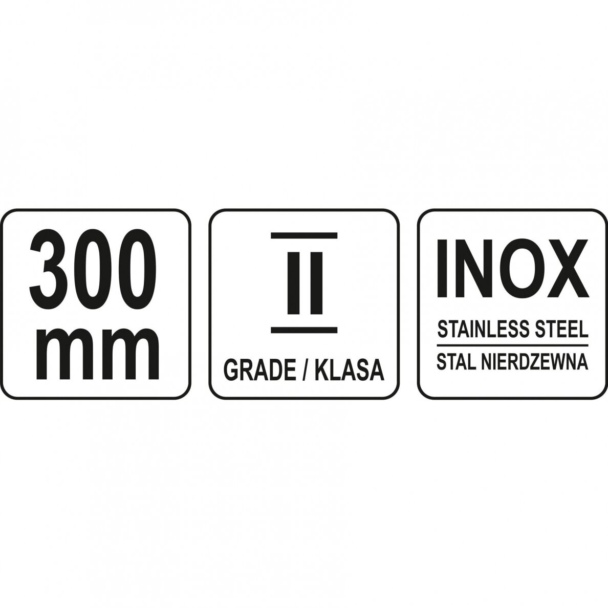 Liniuotė plieninė 300mm 2 Liniuotė plieninė 300mm 2