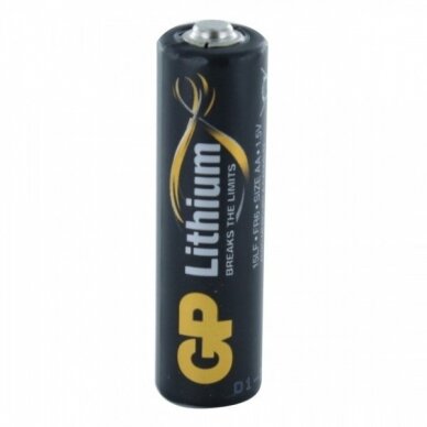 Ličio maitinimo elementas AA GP LITHIUM Ličio maitinimo elementas AA GP LITHIUM