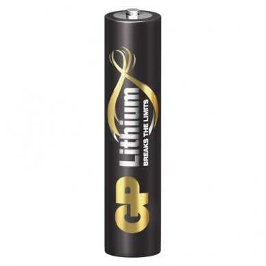 Ličio maitinimo elementas AAA GP LITHIUM Ličio maitinimo elementas AAA GP LITHIUM