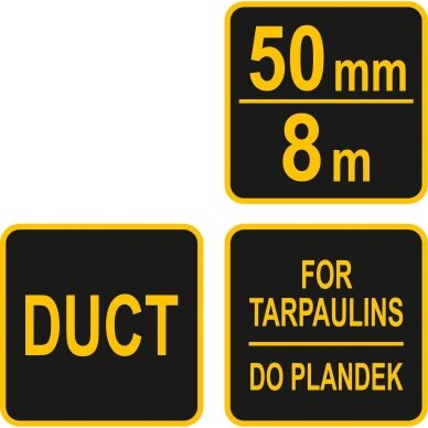 Lipni juosta tentų remontui 50mm x 8m 2 Lipni juosta tentų remontui 50mm x 8m 2