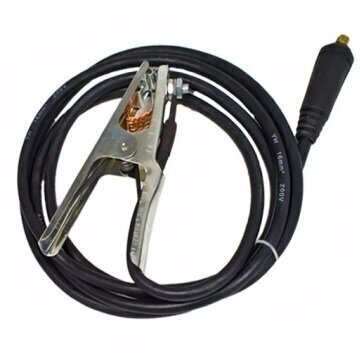Masės kabelis su gnybtu 1.6m 16mm2 Masės kabelis su gnybtu 1.6m 16mm2