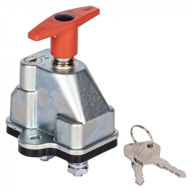 Masės išjungėjas E1244 12/24V 100A su raktu Masės išjungėjas E1244 12/24V 100A su raktu