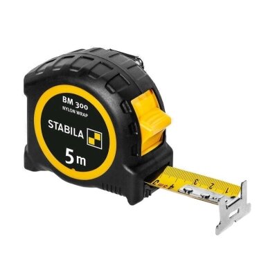 Matavimo ruletė 5-8m plačia juosta STABILA Matavimo ruletė 5-8m plačia juosta STABILA