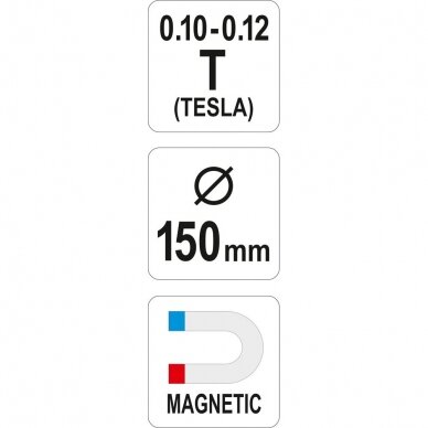 Magnetinė lėkštelė/lentyna Ø150mm 2