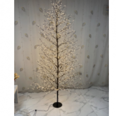 Mikro LED medis 1500led 150cm Šiltai baltas