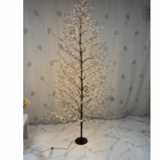 Mikro LED medis 2000led 180cm Šiltai baltas