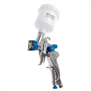 Mini dažymo pistoletas metalinis HVLP 0.8mm Mini dažymo pistoletas metalinis HVLP 0.8mm
