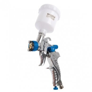 Mini dažymo pistoletas metalinis HVLP 0.8mm Mini dažymo pistoletas metalinis HVLP 0.8mm