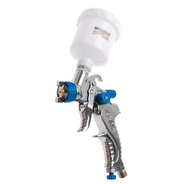Mini dažymo pistoletas metalinis HVLP 0.8mm Mini dažymo pistoletas metalinis HVLP 0.8mm