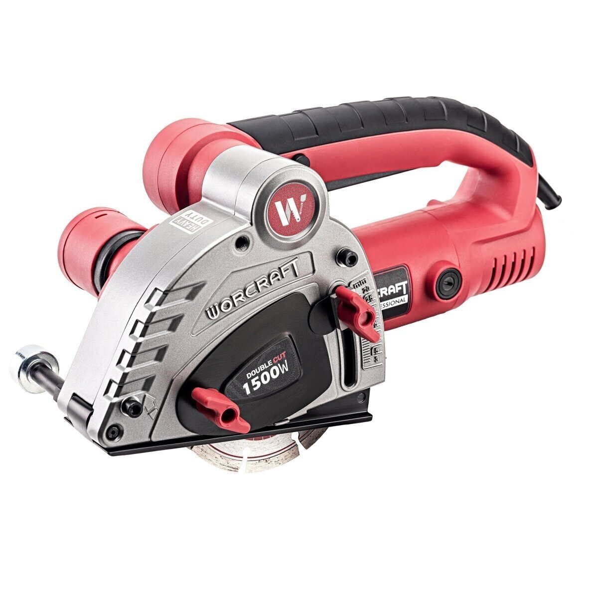 Mūro freza 125mm 1500W WORCRAFT Mūro freza 125mm 1500W WORCRAFT
