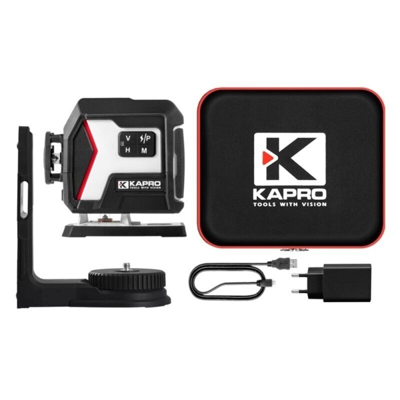 Nivelyras žaliu spinduliu 360° KAPRO 933G Nucleo mini 3D 2