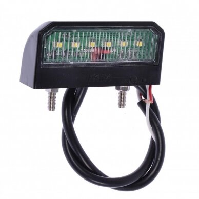 Numerio apšvietimas LED 12/24V juodas 6led 1vnt. TT.12011 Numerio apšvietimas LED 12/24V juodas 6led 1vnt. TT.12011
