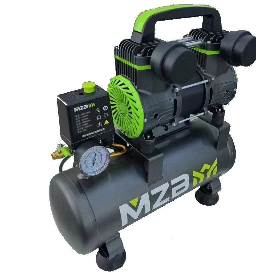 Oro kompresorius betepalinis 2 cilindrų 220V 9L. 200l/min 1 Oro kompresorius betepalinis 2 cilindrų 220V 9L. 200l/min 1