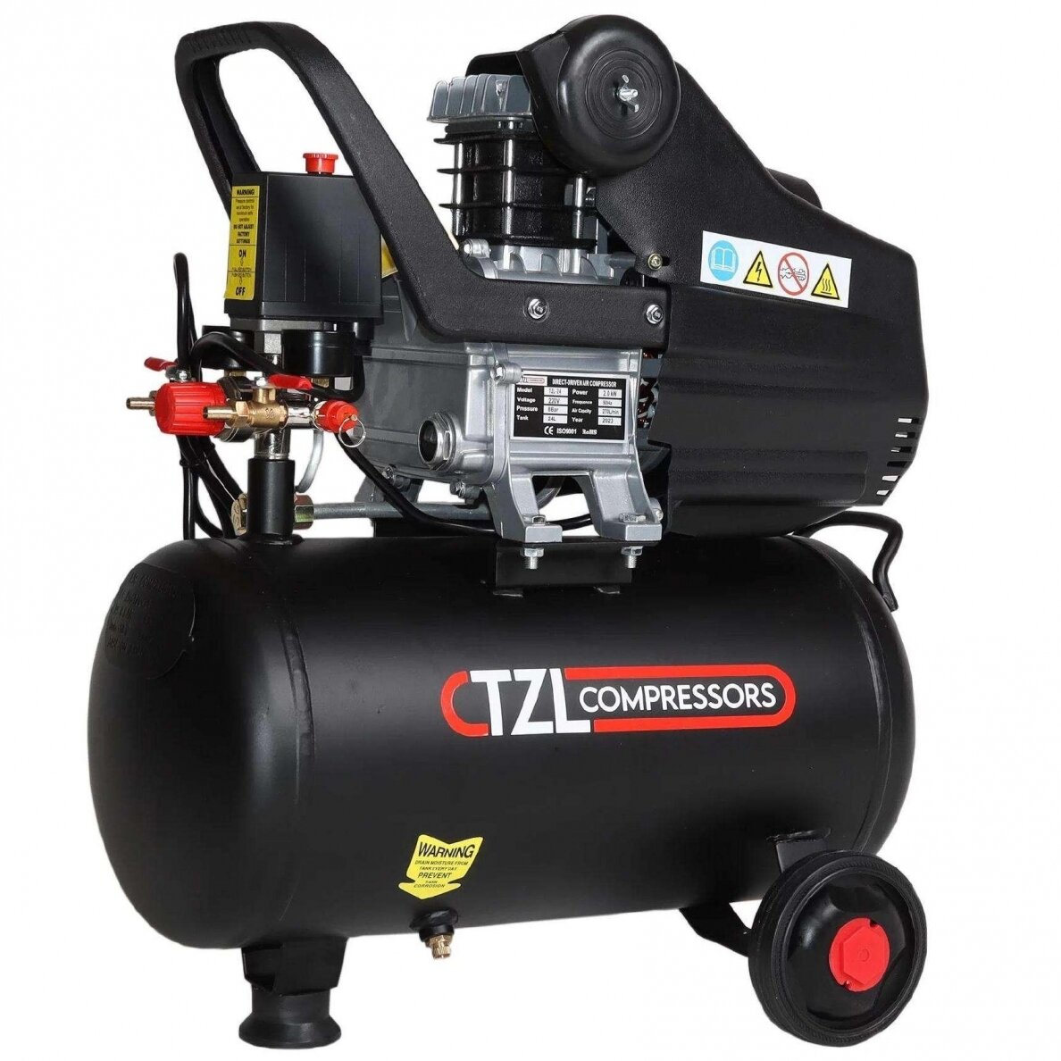 Oro kompresorius stūmoklinis 1 cilindro 220V 24L Oro kompresorius stūmoklinis 1 cilindro 220V 24L