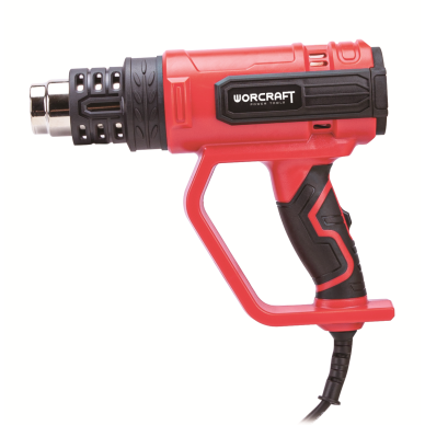 Kaitinimo fenas/orapūtė su priedais 2000W WORCRAFT HG20600B Kaitinimo fenas/orapūtė su priedais 2000W WORCRAFT HG20600B