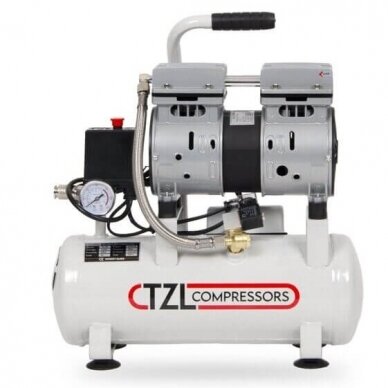Oro kompresorius betepalinis 2 cilindrų 220V 9L. 110l/min 1 Oro kompresorius betepalinis 2 cilindrų 220V 9L. 110l/min 1