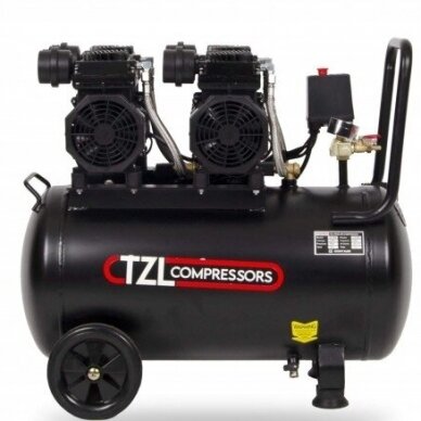 Oro kompresorius betepalinis 4 cilindrų 220V 50L.