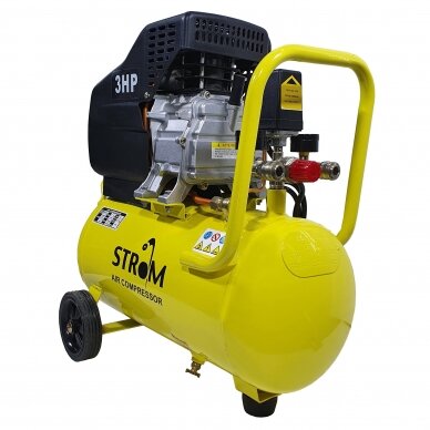 Oro kompresorius stūmoklinis 1 cilindro 220V 24L. 1 Oro kompresorius stūmoklinis 1 cilindro 220V 24L. 1