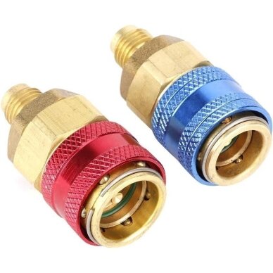 Jungtys kondicionavimo sistemoms varinės 2vnt. A/C R-134a 1 Jungtys kondicionavimo sistemoms varinės 2vnt. A/C R-134a 1
