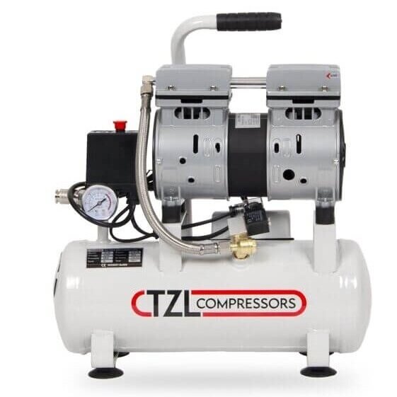 Oro kompresorius betepalinis 2 cilindrų 220V 9L. 110l/min 1 Oro kompresorius betepalinis 2 cilindrų 220V 9L. 110l/min 1