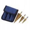 Pakopinių grąžtų rinkinys HEX 3vnt. 4-32mm 3 Pakopinių grąžtų rinkinys HEX 3vnt. 4-32mm 3