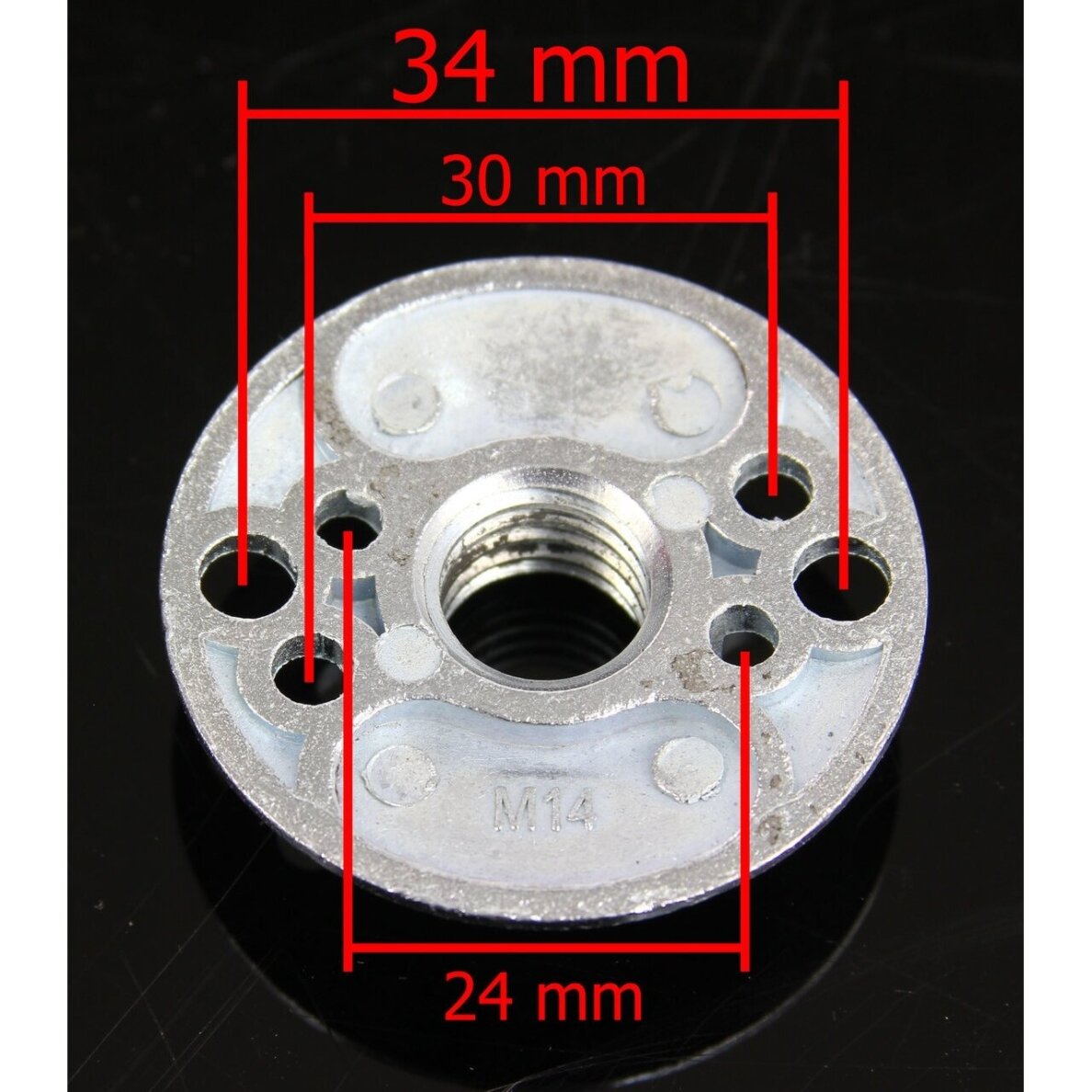 Padas atraminis šlifavimo popieriui M14 125mm 4 Padas atraminis šlifavimo popieriui M14 125mm 4