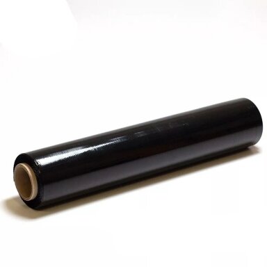 Pakavimo plėvelė juoda 17mk x 0,45m x 230m Pakavimo plėvelė juoda 17mk x 0,45m x 230m