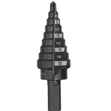 Pakopinis grąžtas 4-20mm Pakopinis grąžtas 4-20mm