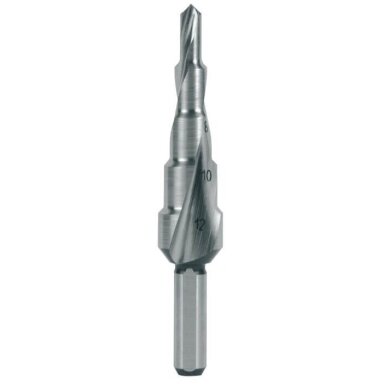 Pakopinis grąžtas HSS 4-12mm Pakopinis grąžtas HSS 4-12mm