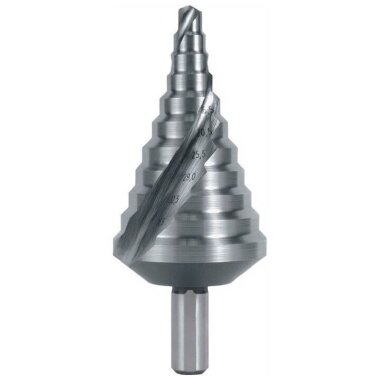 Pakopinis grąžtas HSS 6.5-40.5mm Pakopinis grąžtas HSS 6.5-40.5mm