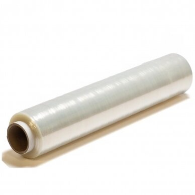 Pakavimo plėvelė skaidri 17mk x 0,45m x 200m Pakavimo plėvelė skaidri 17mk x 0,45m x 200m