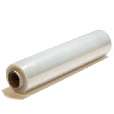 Pakavimo plėvelė skaidri 17mk x 0,45m x 300m Pakavimo plėvelė skaidri 17mk x 0,45m x 300m