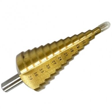 Pakopinis grąžtas 4-45mm PF11301 Pakopinis grąžtas 4-45mm PF11301