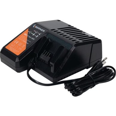 Pakrovėjas BERNER 3A BBC 14.4V/18.0V 410470 Pakrovėjas BERNER 3A BBC 14.4V/18.0V 410470