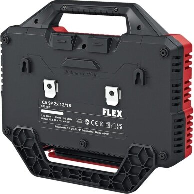 Pakrovėjas dvigubas FLEX CA SP 2X12/18V 230V 2 Pakrovėjas dvigubas FLEX CA SP 2X12/18V 230V 2