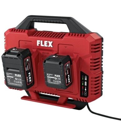 Pakrovėjas dvigubas FLEX CA SP 2X12/18V 230V 3 Pakrovėjas dvigubas FLEX CA SP 2X12/18V 230V 3