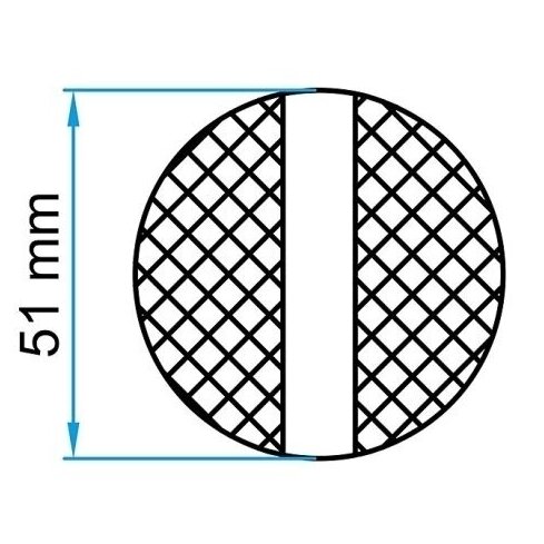 Padas guminis domkratui 51mm su išpjova pasitiprintas T33003PAD2 4