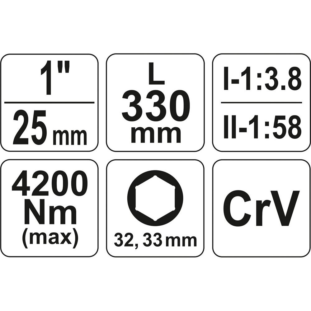 Padidintos jėgos raktas lagamine 1" 1:58 dviejų greičių 4200Nm 4 Padidintos jėgos raktas lagamine 1" 1:58 dviejų greičių 4200Nm 4