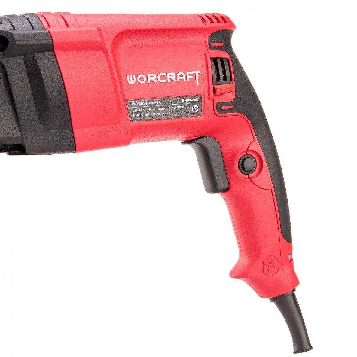 Perforatorius trijų funkcijų su plastikine dėže 900W SDS+ WORCRAFT RH0926D 3