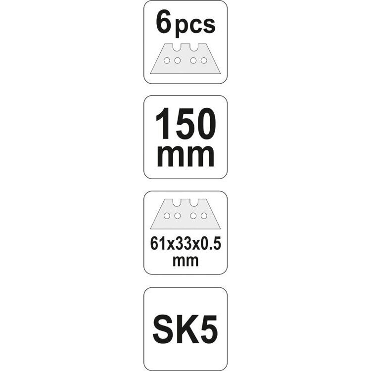 Peilis sudedamas + atsarginiai peiliukai 61x33mm 2 Peilis sudedamas + atsarginiai peiliukai 61x33mm 2