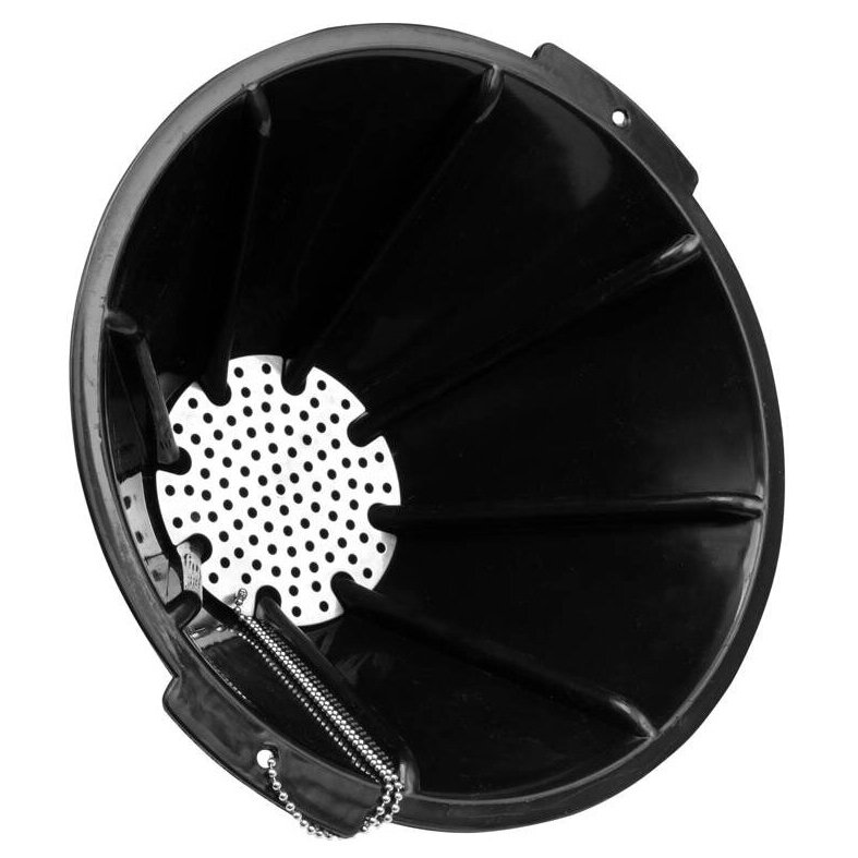 Piltuvas su metaliniu sieteliu 280mm YT-0697 2 Piltuvas su metaliniu sieteliu 280mm YT-0697 2