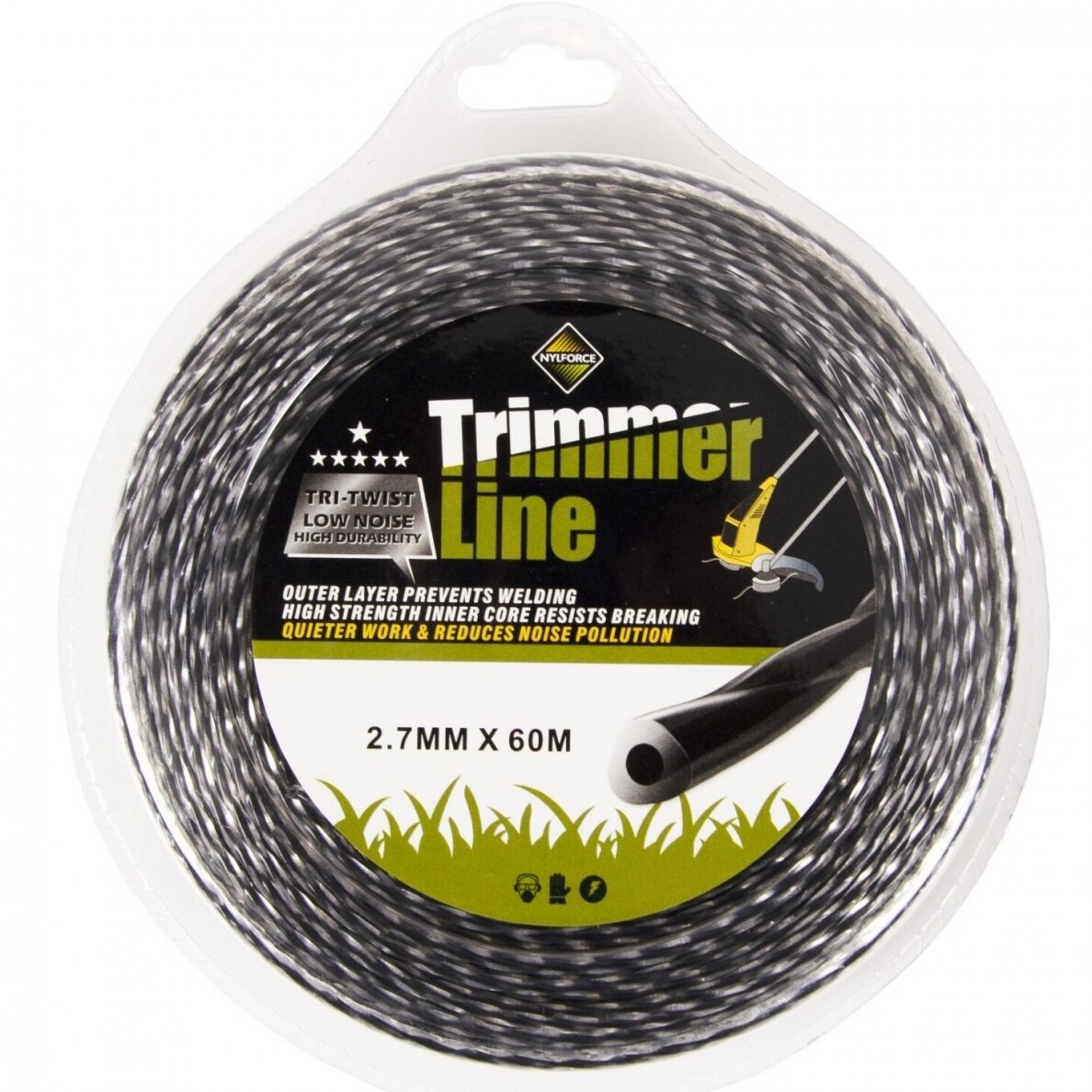 Pjovimo valas susuktas TRITWIST 3x50m Pjovimo valas susuktas TRITWIST 3x50m