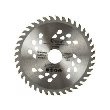 Pjūklas medžiui su skylėmis 125x22.2mm Pjūklas medžiui su skylėmis 125x22.2mm