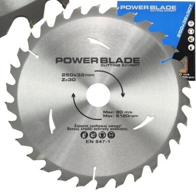 Pjūklas medžiui 250×32mm 30T Pjūklas medžiui 250×32mm 30T